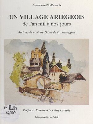 cover image of Un village ariégeois de l'an mil à nos jours